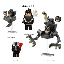 Load image into Gallery viewer, Kdl825 Camera Man UFO Suspension Humanoid Toilet Man Assembled Building Blocks Puzzle Puzzle
