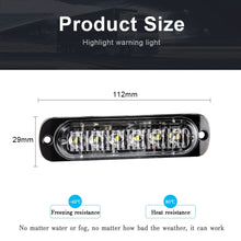 Load image into Gallery viewer, led strobe light Flashing Grille Lights Car emergency light 6LED WARN LIGHT police lights for car TRUCK strobe led light 12v 24v
