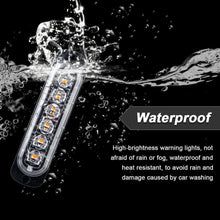 Load image into Gallery viewer, led strobe light Flashing Grille Lights Car emergency light 6LED WARN LIGHT police lights for car TRUCK strobe led light 12v 24v
