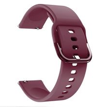 Load image into Gallery viewer, silicone Original  watchband For Samsung Galaxy watch active1 active 2 40mm 44mm  / 3 41mm smart watchstrap Replacement bracelet
