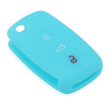 Load image into Gallery viewer, silicone car key cover case for polo passat b5 golf4 5 6 jetta tiguan Golf CrossFox Plus Eos Scirocco Beetle
