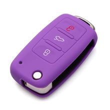 Load image into Gallery viewer, silicone car key cover case for polo passat b5 golf4 5 6 jetta tiguan Golf CrossFox Plus Eos Scirocco Beetle
