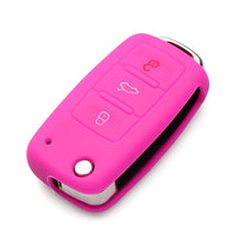 Load image into Gallery viewer, silicone car key cover case for polo passat b5 golf4 5 6 jetta tiguan Golf CrossFox Plus Eos Scirocco Beetle
