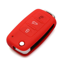 Load image into Gallery viewer, silicone car key cover case for polo passat b5 golf4 5 6 jetta tiguan Golf CrossFox Plus Eos Scirocco Beetle
