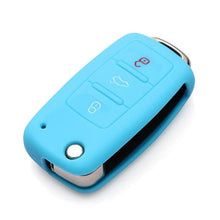 Load image into Gallery viewer, silicone car key cover case for polo passat b5 golf4 5 6 jetta tiguan Golf CrossFox Plus Eos Scirocco Beetle
