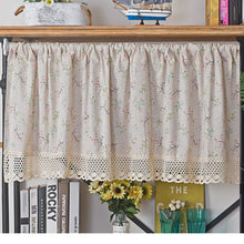 Load image into Gallery viewer, Nordic Style Short Curtains for kitchen Solid Cotton Linen Curtain Wine Cabinet Door Window Small Curtains Wardrobe Curtain
