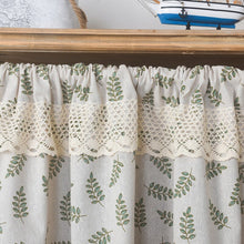 Load image into Gallery viewer, Nordic Style Short Curtains for kitchen Solid Cotton Linen Curtain Wine Cabinet Door Window Small Curtains Wardrobe Curtain
