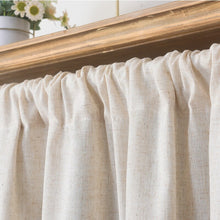 Load image into Gallery viewer, Nordic Style Short Curtains for kitchen Solid Cotton Linen Curtain Wine Cabinet Door Window Small Curtains Wardrobe Curtain

