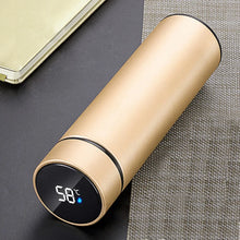 Load image into Gallery viewer, smart digital water bottle keeps cold and heat thermal bottle Stainless Steel Thermos for baby children kids terms
