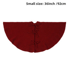 Load image into Gallery viewer, 36/48Inch Christmas tree skirt decorative gift apron knitted Christmas tree skirt
