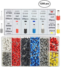 Load image into Gallery viewer, 0.08-10mm Tubular Crimping Pliers Tools Set New 1200pcs Terminal Crimping Tools Mini Electrical Pliers HSC8 Precision Clamp Kit
