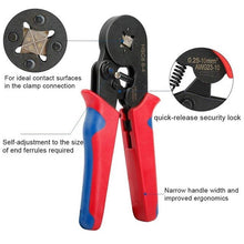 Load image into Gallery viewer, 0.08-10mm Tubular Crimping Pliers Tools Set New 1200pcs Terminal Crimping Tools Mini Electrical Pliers HSC8 Precision Clamp Kit
