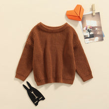 Load image into Gallery viewer, Baby's Clothes Baby Sweater Toddler Knit Sweater Newborn Knitwear Long Sleeve Cotton Baby Pullover Tops
