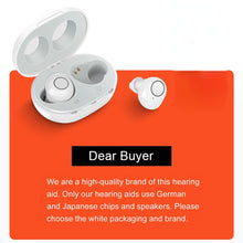 Load image into Gallery viewer, Intelligent New Style Hearing Aid Rechargeable Low-Noise Wide-Frequency One-Click Operation Sound Amplifier Deaf Hearing Aids

