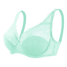 Load image into Gallery viewer, Summer Thin Breathable Sexy Large Size Bra Adjustable with Steel Ring Comfortable Lace Underwear
