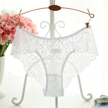 Load image into Gallery viewer, Women Lace Panties Transparent Underwear Hollow Soft Briefs
