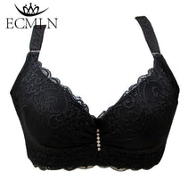 Load image into Gallery viewer, 80-105 C/D Women's Bra Plus Big Large Size Super Push Up Bralette Lace Intimates Sexy Lingerie Undrwear Underwire
