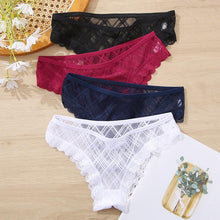 Load image into Gallery viewer, Lace Panties Sexy Low-rise Brazilian Underwear Fashion Lattice Transparent Underpants M-2XL Sexy Pants Lingerie
