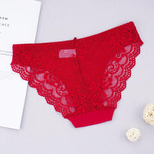 Load image into Gallery viewer, 6pcs/Lot Ice Silk Panties Sexy Women Underwear Floral Lace Comfortable Breathable Female Intimate Lingerie Set
