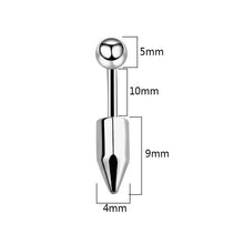 Load image into Gallery viewer, 16G PUNK Belly Button Piercing Simple Style Surgical Steel Navel Ring Bent Bar Body Piercing Jewelry
