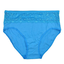 Load image into Gallery viewer, 6 Pcs Plus Size Mid Waist Briefs Sexy Lace Panties Cotton Woman Underwear Ladies Knickers Lingerie
