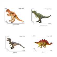 Load image into Gallery viewer, 16pcs/Set Solid Dinosaur Model Iron Boxed Dinosaur Toy Set Simulated Dinosaur Models Toys
