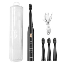 Load image into Gallery viewer, Adult Sonic Electric Toothbrush Waterproof 5 Modes +4 Brush Heads

