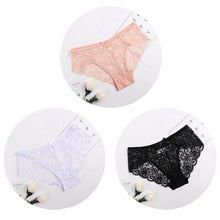 Load image into Gallery viewer, 3 Pack Women's Lace French Knickers Briefs Ladies Flora Sexy Underwear Panties
