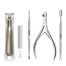 Load image into Gallery viewer, Nail Clippers Cuticle Remover Nail Nipper Stainless Steel Dead Skin Cutters Trimmer Nail File Polish Manicure Pedicure Tool
