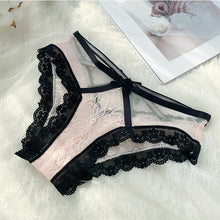Load image into Gallery viewer, TERMEZY Sexy Women Panty Lace Briefs Transparent Low-waist Panties Briefs Hollow Out Underwear G-String Lingerie Ladies Underpants Intimates
