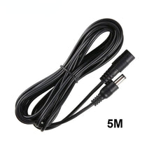 Load image into Gallery viewer, 12V DC Extension Cable 5.5*2.1mm Male Female Power Cord 1m 2m 3m 5M 10M DC connector For LED Strip Light Adapter CCTV Camera
