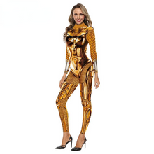 Load image into Gallery viewer, Cosplay Costumes Long Sleeves Elastic Bodysuit 3D Digital Print Jumpsuit Adlut Breathable Catsuits
