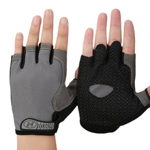 Load image into Gallery viewer, Spring and Summer Thin Men's and Women's Half Finger Gloves Sports Biking Mountain Climbing Outdoor Fitness Gloves
