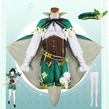Load image into Gallery viewer, Genshin Impact Venti Cosplay Costume Uniform Wig shoes Cosplay  Chinese Style Halloween Costumes For Women Game Wendi Windy
