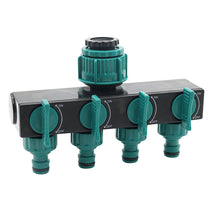 Load image into Gallery viewer, 1/2"-3/4"-1" Hose Splitters Irrigation Adapter 4-way Water Hose Connectors European standard Female Thread Tap Connectors 1 Pc
