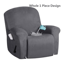 Load image into Gallery viewer, 1 2 3 Seater Recliner Sofa Cover Elastic All-inclusive Massage Sofa Slipcover for Living Room Suede Lounger Armchair Couch Cover
