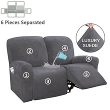 Load image into Gallery viewer, 1 2 3 Seater Recliner Sofa Cover Elastic All-inclusive Massage Sofa Slipcover for Living Room Suede Lounger Armchair Couch Cover
