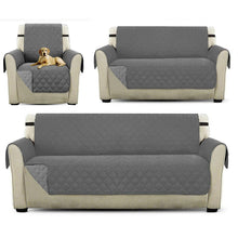 Load image into Gallery viewer, Reversible Quilted Sofa Cover Waterproof Furniture Couch Protector Recliner Armchair Slipcovers Pet Dog Kids Mat
