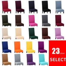 Load image into Gallery viewer, 1/2/4/6/8Pcs Solid Color Chair Cover Spandex Stretch Elastic Slipcovers Chair Covers For Kitchen Dining Room Banquet Hotel
