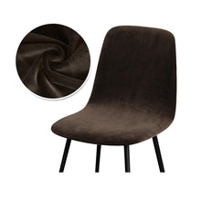 Load image into Gallery viewer, Short Back Chair Cover Stretch Slipcovers Elastic Seat Chair Covers Dining Room Bar Office Party
