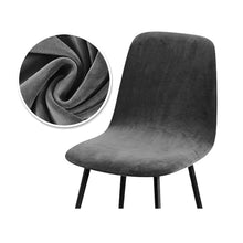 Load image into Gallery viewer, Short Back Chair Cover Stretch Slipcovers Elastic Seat Chair Covers Dining Room Bar Office Party

