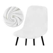 Load image into Gallery viewer, 1/2/4/6 Velvet Short Back Chair Cover Stretch Slipcovers Elastic Seat Chair Covers Dining Room Bar Office Party Banquate
