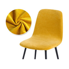 Load image into Gallery viewer, 1/2/4/6 Velvet Short Back Chair Cover Stretch Slipcovers Elastic Seat Chair Covers Dining Room Bar Office Party Banquate
