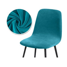 Load image into Gallery viewer, 1/2/4/6 Velvet Short Back Chair Cover Stretch Slipcovers Elastic Seat Chair Covers Dining Room Bar Office Party Banquate

