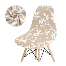 Load image into Gallery viewer, Seat Cover For Shell Chair Diamond Plaid Mid-Century Armless Shell Chair Cover Banquet Home Slipcover

