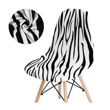 Load image into Gallery viewer, Seat Cover For Shell Chair Diamond Plaid Mid-Century Armless Shell Chair Cover Banquet Home Slipcover

