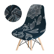 Load image into Gallery viewer, Seat Cover For Shell Chair Diamond Plaid Mid-Century Armless Shell Chair Cover Banquet Home Slipcover
