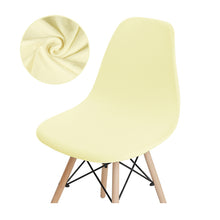 Load image into Gallery viewer, Seat Cover For Shell Chair Diamond Plaid Mid-Century Armless Shell Chair Cover Banquet Home Slipcover
