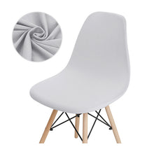 Load image into Gallery viewer, Seat Cover For Shell Chair Diamond Plaid Mid-Century Armless Shell Chair Cover Banquet Home Slipcover
