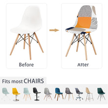 Load image into Gallery viewer, Seat Cover For Shell Chair Diamond Plaid Mid-Century Armless Shell Chair Cover Banquet Home Slipcover
